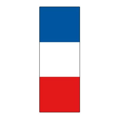 Nationalfahne Frankreich im Hochformat | 80 x 200 cm