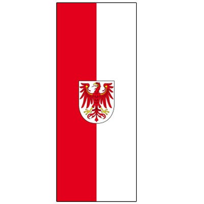 Brandenburg Fahne im Hochformat |