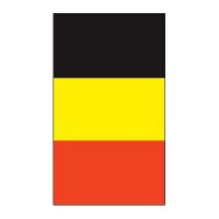 Nationalfahne Belgien im Hochformat | 80 x 200 cm