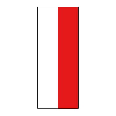 Nationalfahne Polen im Hochformat |