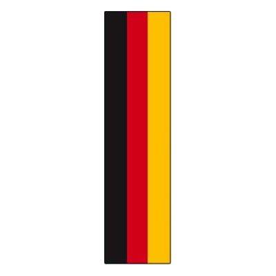 Nationalfahne Deutschland ohne Wappen im Hochformat |