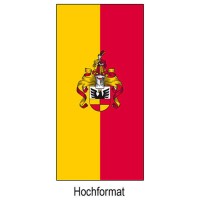 Fahne der Stadt Hildesheim im Hochformat und weitere Varianten