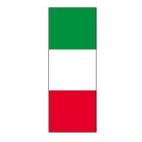 Nationalfahne Italien im Hochformat | 80 x 200 cm