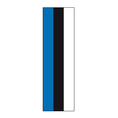Nationalfahne Estland im Hochformat | 80 x 200 cm
