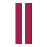Nationalfahne Lettland im Hochformat | 80 x 200 cm