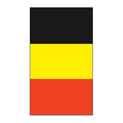 Nationalfahne Belgien im Hochformat |