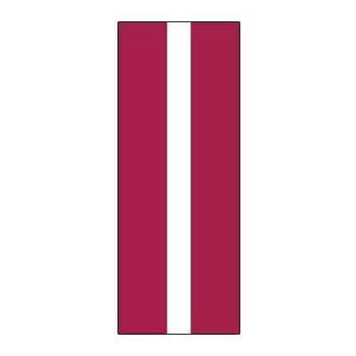 Nationalfahne Lettland im Hochformat |
