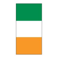 Nationalfahne Irland im Hochformat |